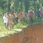Desa Durian Besar Terancam Longsor, Kades dan Camat Minta Solusi Pemerintah