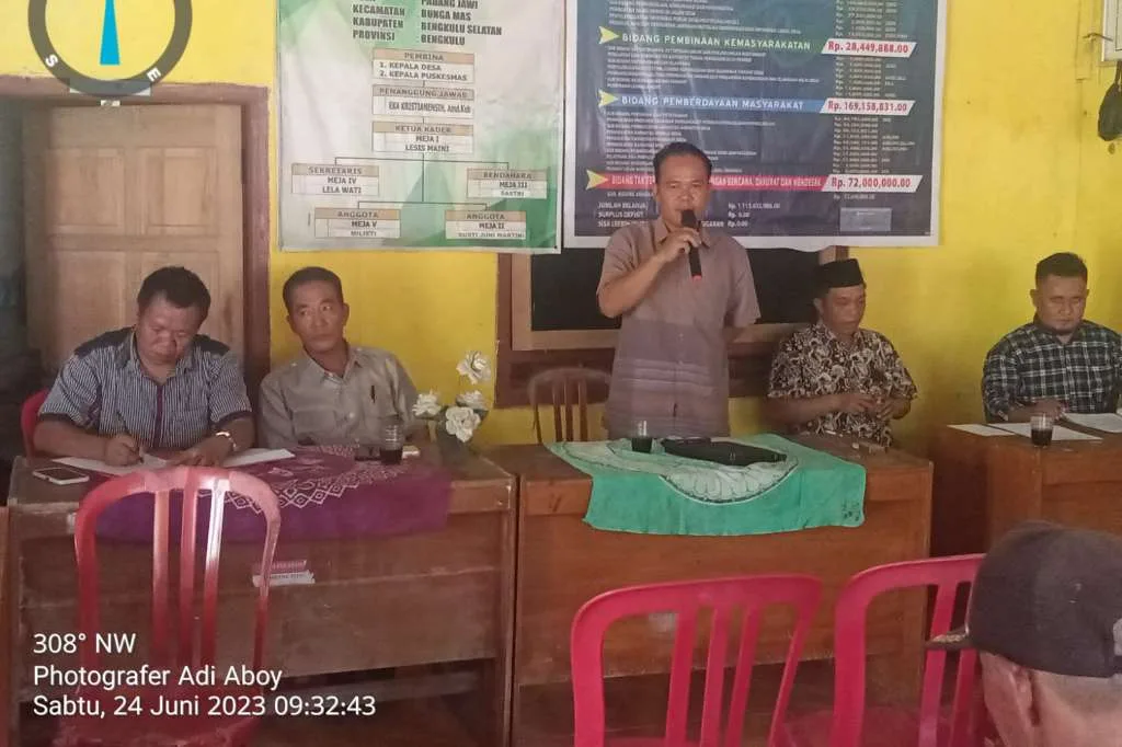 Pemdes Padang Jawi Laksanakan Musyawarah Pra Pembangunan Jalan Sentra