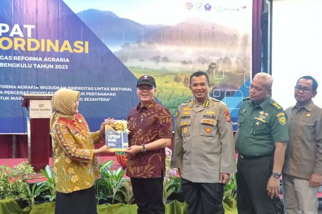Percepatan Program Reforma Agraria, Gubernur Rohidin Pimpin Koordinasi Lintas Sektor