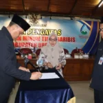 Pj Bupati Brebes Lantik Abdul Majid Sebagai DP Perumda Tirta Baribis