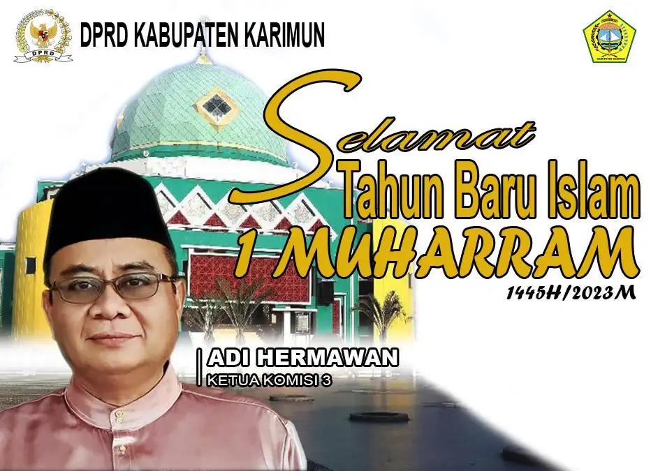 ADI HERMAWAN Mengucapkan Selamat Tahun Baru Islam 1445H