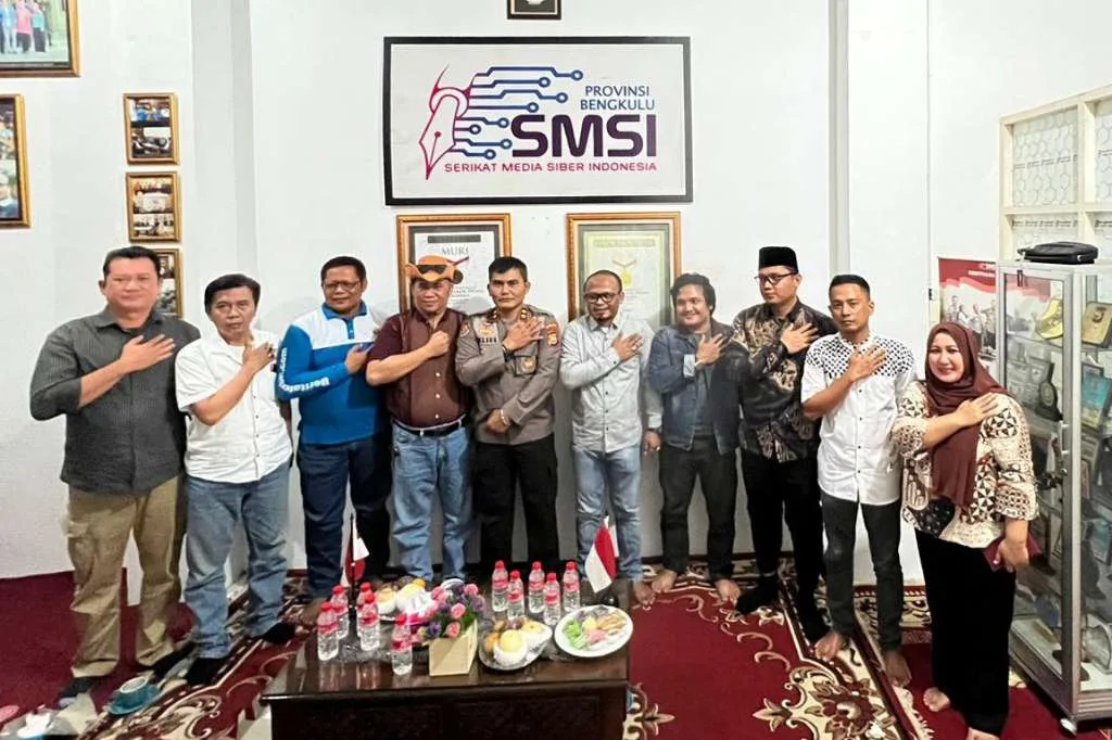 Bagian Program Jumat Curhat, Humas Polda Bengkulu Tingkatkan Sinergi dengan SMSI