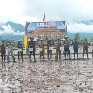 Bupati Lebong Kopli Ansori Hadiri Launching MT-2 Desa Talang Ulu