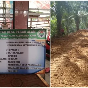 Diduga Kades Pagar Alam Bangun JUT Desa Lain, Warga Tuntut Pengembalian Dana
