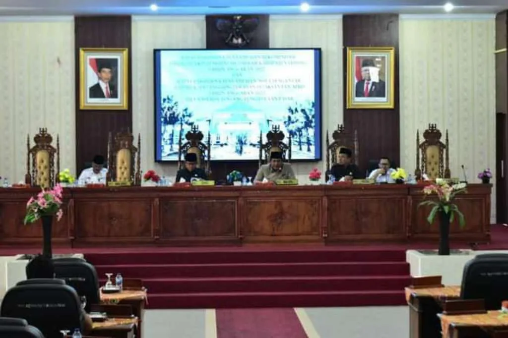 DPRD Lebong Gelar Rapat Paripurna Penyampaian LKPJ Tahun Anggaran 2022