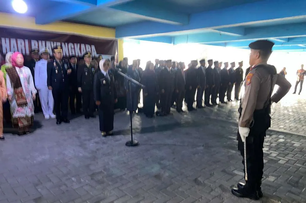 HUT Bhayangkara Ke-77, Upacara dan Syukuran di Mukomuko Berjalan Khidmat