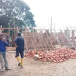 Maksimalkan Layanan Kesehatan, Pemdes Mangkurajo Bangun Gedung Posyandu