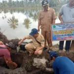 Pemdes Tanjung Bungai II Laksanakan Titik Nol Pembangunan Sepanjang 288 Meter