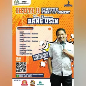 Pendaftaran Kompetisi Stand Up Comedy Tawa Bersama Bang Usin DIBUKA Hari Ini, BURUAN!!! Pendaftaran Kompetisi Stand Up Comedy Tawa Bersama Bang Usin DIBUKA Hari Ini, BURUAN!!!