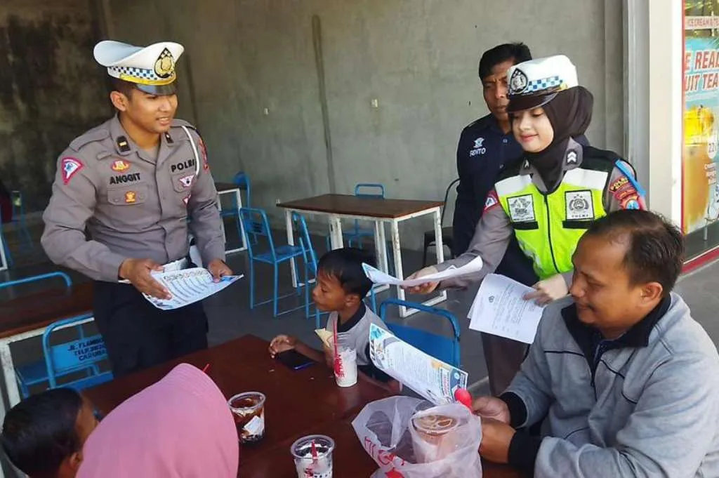 Satgas Preemtif Dikmas Lantas Blitar Gelar Operasi Patuh Semeru 2023
