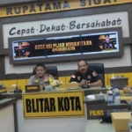 Wujud Sinergitas, Polres Blitar Kota dan Organisasi Wartawan Pijar Nusantara Gelar Audiensi
