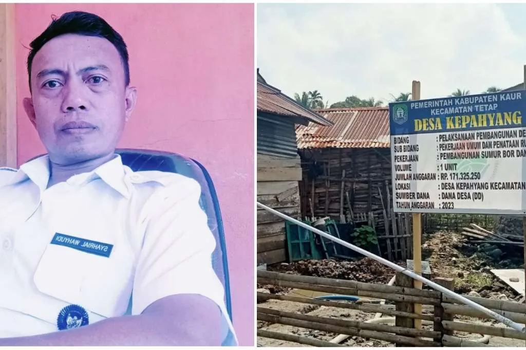 Antisipasi PDAM Mati, Pemdes Kepahyang Bangun Sumur Bor Tambahan