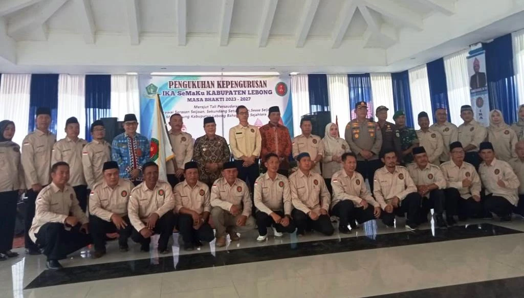 Bupati dan Wakil Bupati Lebong Hadiri Pengukuhan IKA SeMaKu Kabupaten Lebong