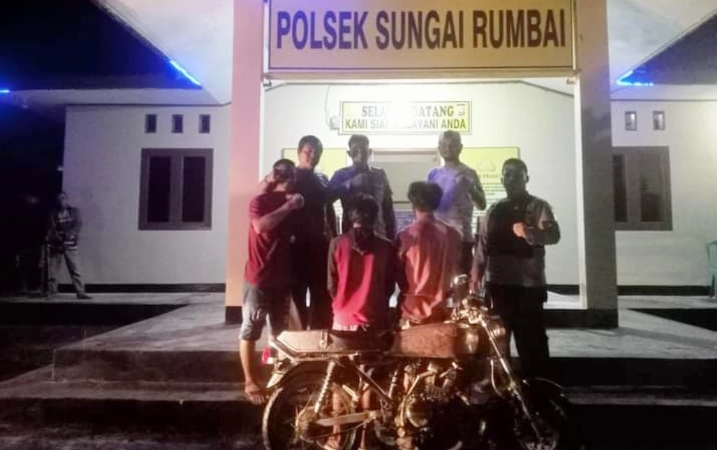 Curi Motor di Bengkel, 2 Pemuda Ditangkap Polisi