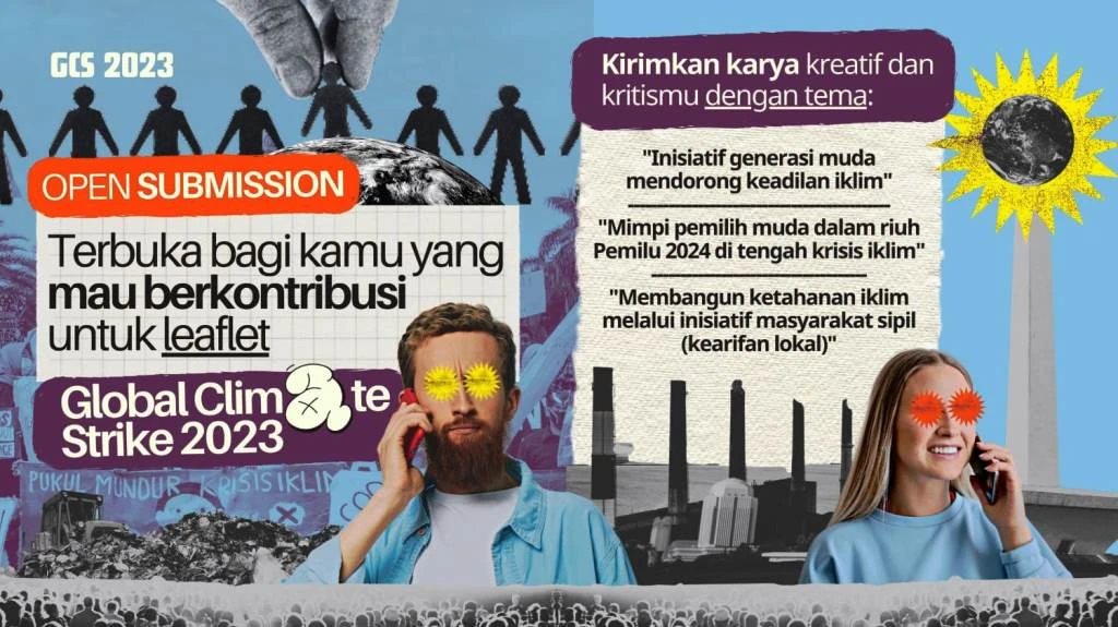 GCS Open Submission Melalui leaflet Global Climate Strike, Buruan Daftar