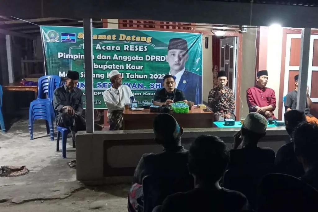Gelar Reses, Denny Setyawan Siap Perjuangkan Aspirasi Masyarakat Kaur