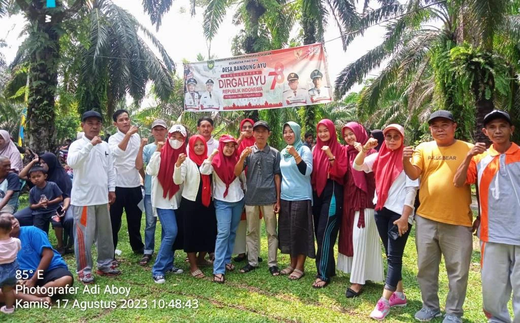 Meriahkan HUT RI, Pemdes Bandung Ayu Adakan Lomba dan Permainan Rakyat