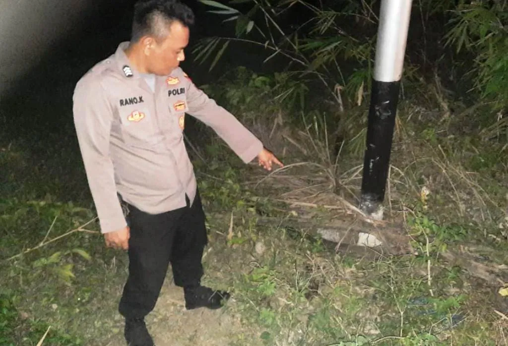 Ngebut, Pemuda 23 Tahun Tewas Usai Tabrak Tiang Telkomsel