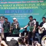 Penutupan Turnamen Bulutangkis Bupati Cup Meriahkan Perayaan HUT RI dan Kabupaten Blitar