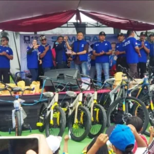 Perayaan HUT Partai PAN ke-26 di Blitar, Bacaleg Dapil 5 Gelar JJS Perayaan HUT Partai PAN ke-26 di Blitar, Bacaleg Dapil 5 Gelar JJS