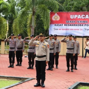 Pimpin Sertijab Kasat Resnarkoba, Wakapolres Mukomuko: Memperluas Pengalaman