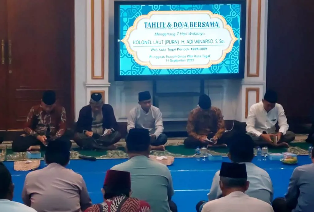 7 Hari Wafatnya Adi Winarso, Pemkot Tegal Gelar Tahlil dan Doa Bersama