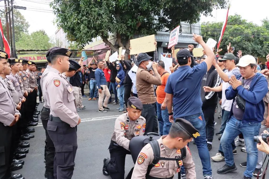 Antisipasi Kontinjensi Pemilu 2024, Polres Rayon IV Gelar Gladi Sispamkota