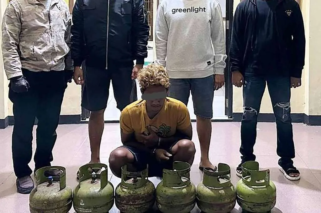 Curi Gas Elpiji 3 Kg, DK Berhasil Diamankan Pihak Berwajib