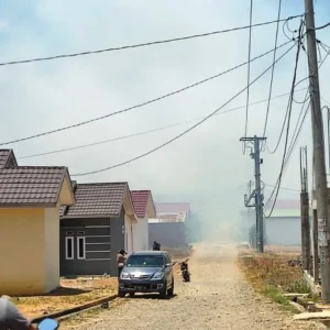 Diduga Sengaja Dibakar, Asap Tebal Kepung Rumah Warga Timbulkan Kepanikan Diduga Sengaja Dibakar, Asap Tebal Kepung Rumah Warga Timbulkan Kepanikan