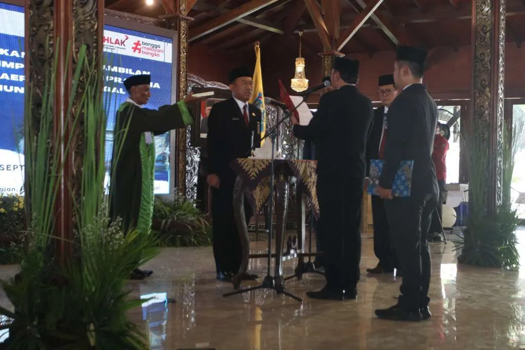Dr.Agus Dwi Sulistyantono Resmi Dilantik sebagai Sekretaris Daerah Kota Tegal