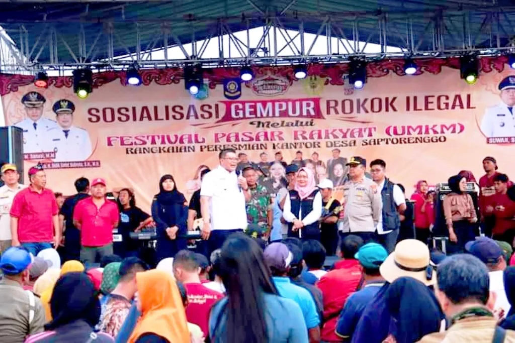 Gempur Rokok dan Cukai Ilegal, Wabup Malang Komitmen Sukseskan Gerakan Masyarakat