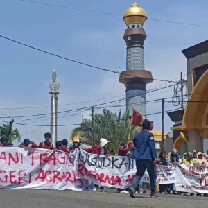 Hari Tani di Bengkulu Diwarnai Teriakan Gubernur Mundur, Ini Tuntutan Massa