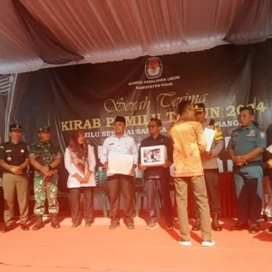 Jelang Pemilu, Ada Kirab Bendera Partai di Kabupaten Kaur