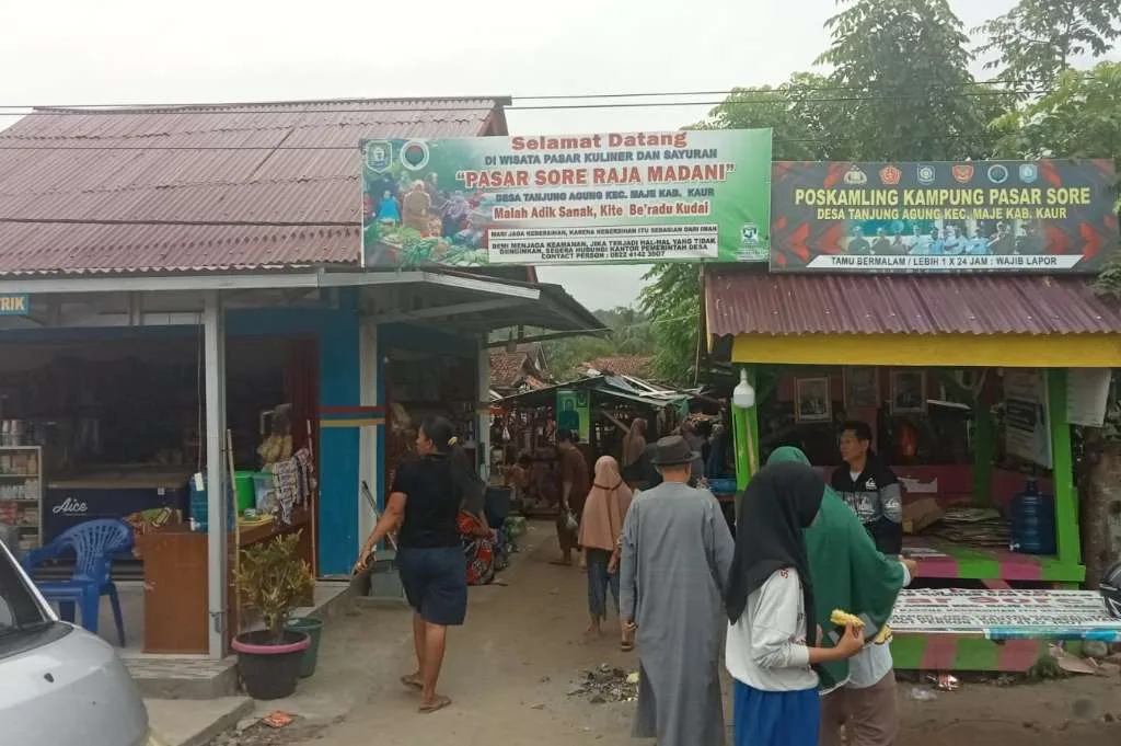 Pasar Kuliner dan Sayuran Desa Tanjung Aggung, Bangkitkan Ekonomi Lokal