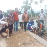 Pembangunan JUT Berlangsung, Pemdes Tabeak Kauk Lakukan Monev