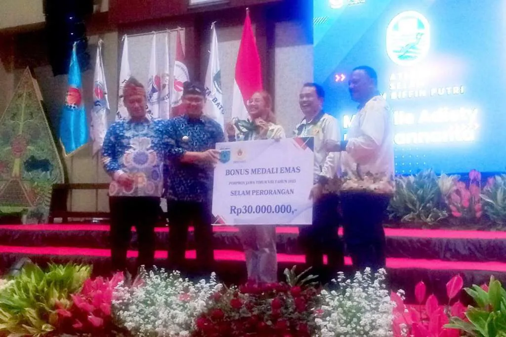 Pemkot Batu Bersama KONI Berikan Bonus Prestasi Atlet di Porprov Jatim VIII 2023