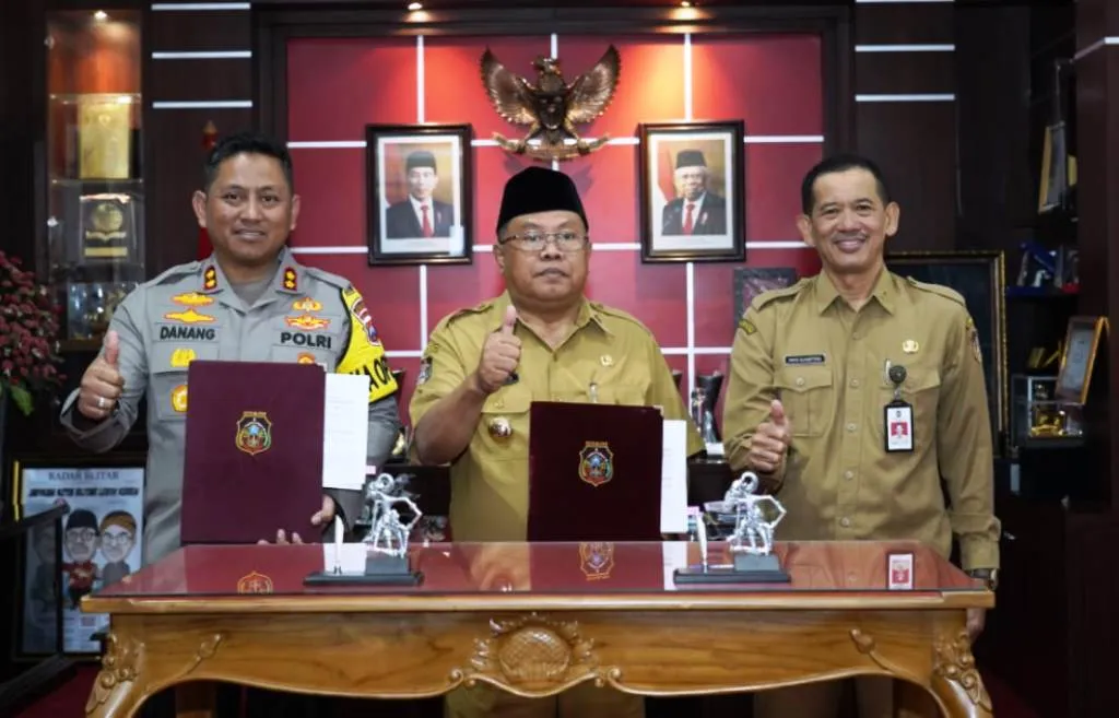 Polres dan Pemkot Blitar Mulai Tandatangani Perjanjian Hibah Tanah dan Sarana Prasarana