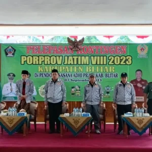 Porprov Jatim VIII 2023, Gus Iqdam Ikut Lepas 600 Atlet Kabupaten Blitar