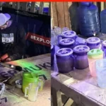 Razia KRYD, 30 Liter Tuak Dibuang di Tempat Kejadian