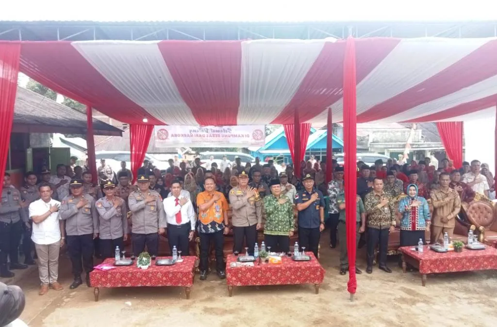 Resmikan Kampung Bebas Dari Narkoba, Wabup Lebong: Semoga Generasi Muda Bebas Dari Narkoba