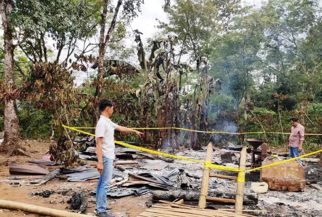 Tertidur di Pondok, Petani Terpanggang Hidup-Hidup