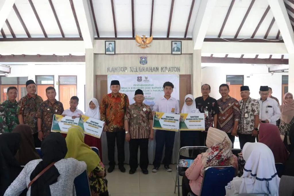 110 Anak Yatim Kelurahan Kraton Terima Bantuan dari Baznas Kota Tegal