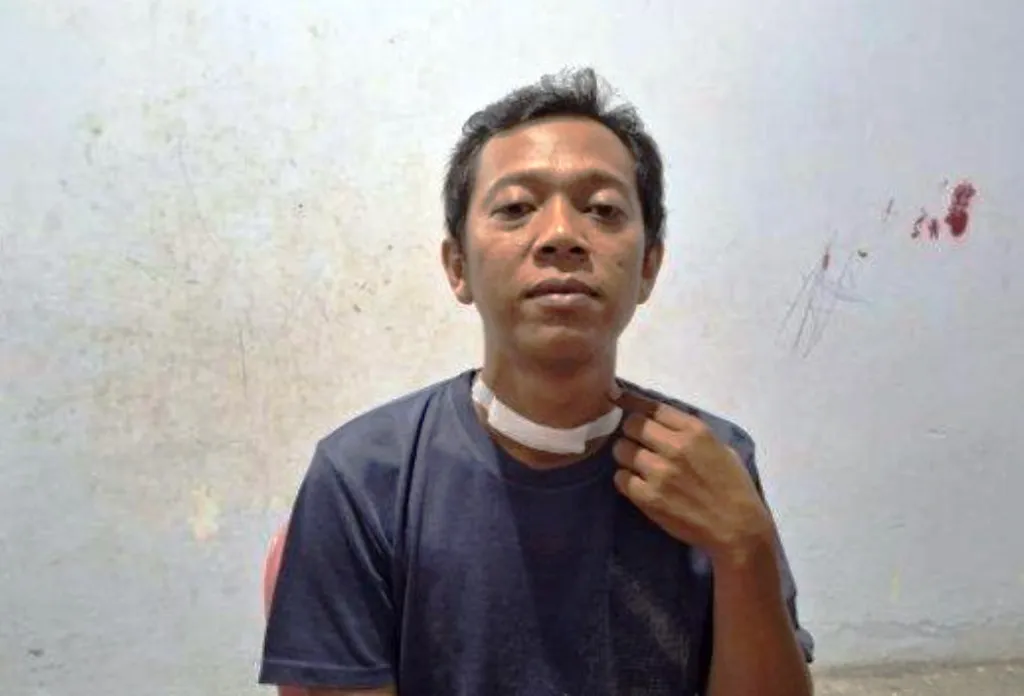 Ambil Pesanan, Leher Warga Rejang Lebong Nyaris Putus