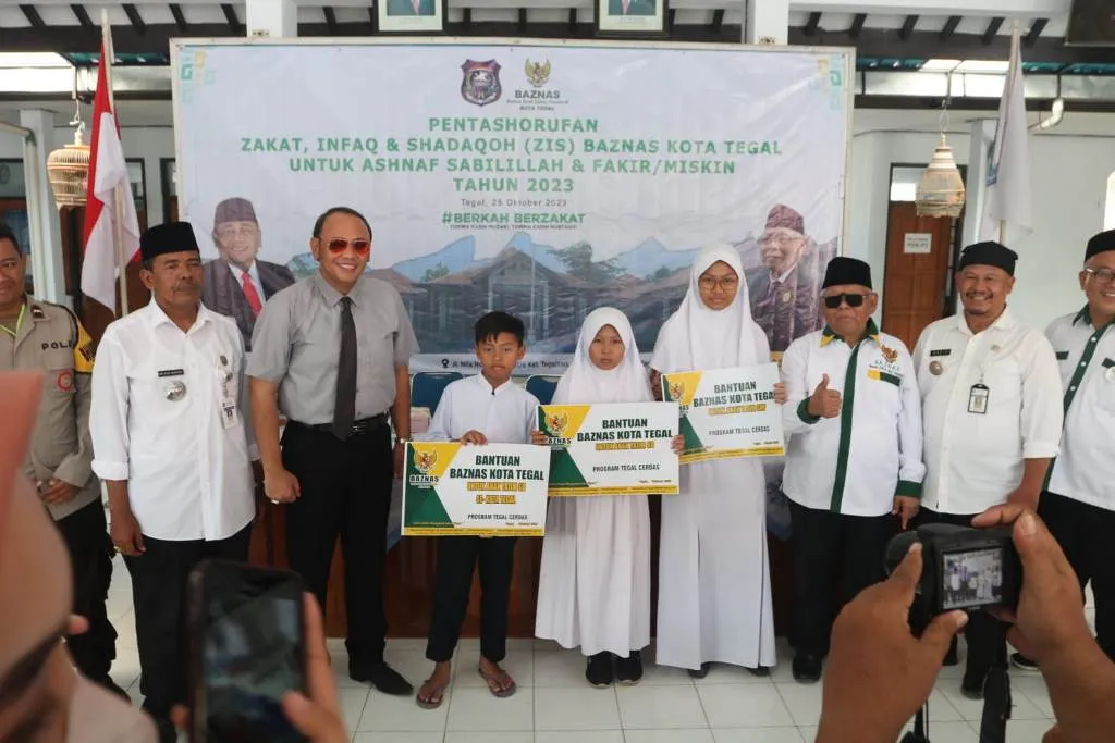 Baznas Kota Tegal Beri Bantuan 83 Yatim, Dedy Buka Pintu Terima Usulan