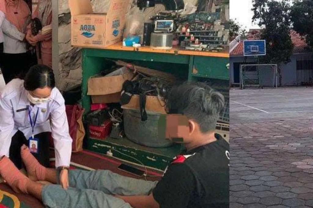 Dihukum Lari Keliling Lapangan Saat Cuaca Panas, Kaki Siswa SMP Melepuh