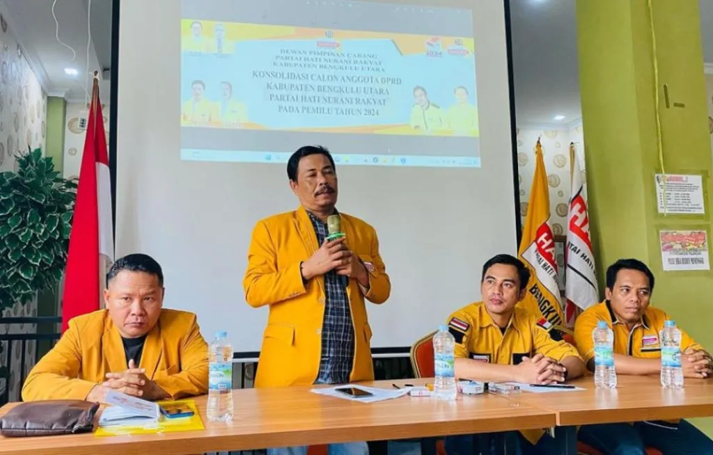 Gelar Konsolidasi, DPD Partai Hanura Provinsi Bengkulu Optimis Rebut Kursi Pimpinan DPRD Benteng