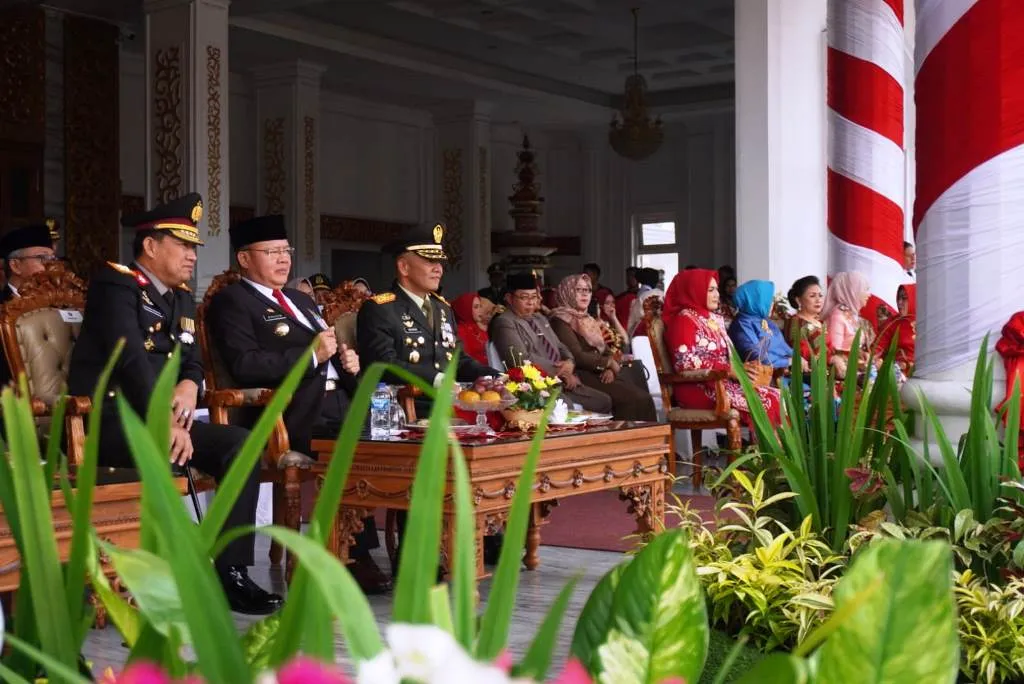 Hadiri HUT TNI, Rohidin: Terimakasih Atas Dukungannya