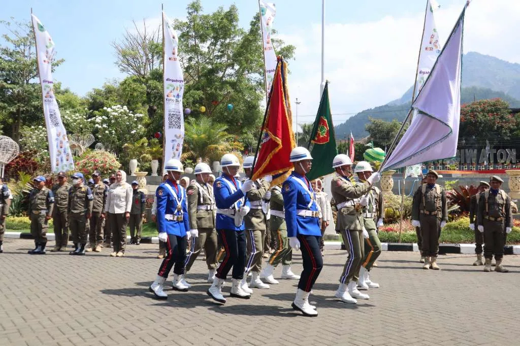 Hari Ini, Kirab Bendera Pataka Jer Basuki Mawa Beya Tiba di Kota Batu