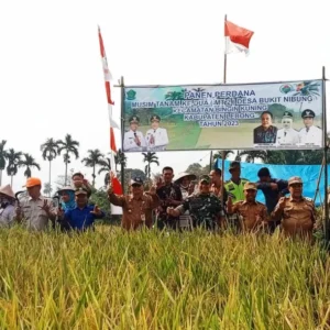 Panen Perdana di Desa Bukit Nibung, Fahrurozi Dorong Masyarakat Optimis Ikuti Mt-2