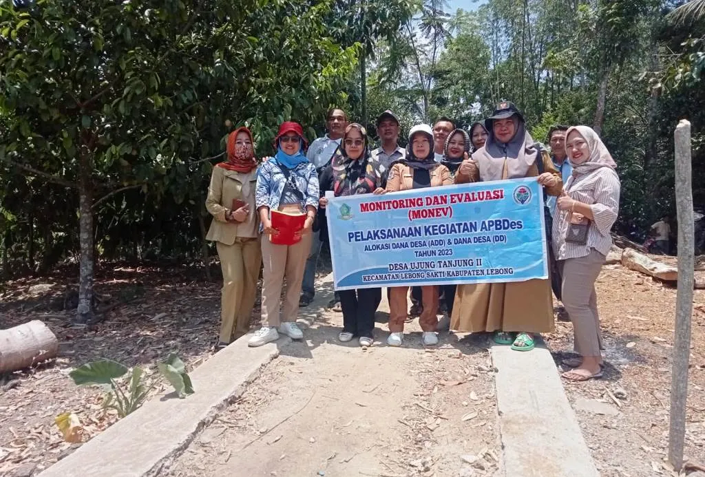Pemerintah Kecamatan Lebong Sakti Laksanakan Monitoring dan Evaluasi ADD/DD 2023
